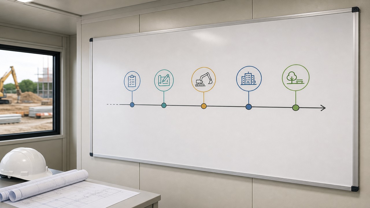 Project development timeline from feasibility to operations