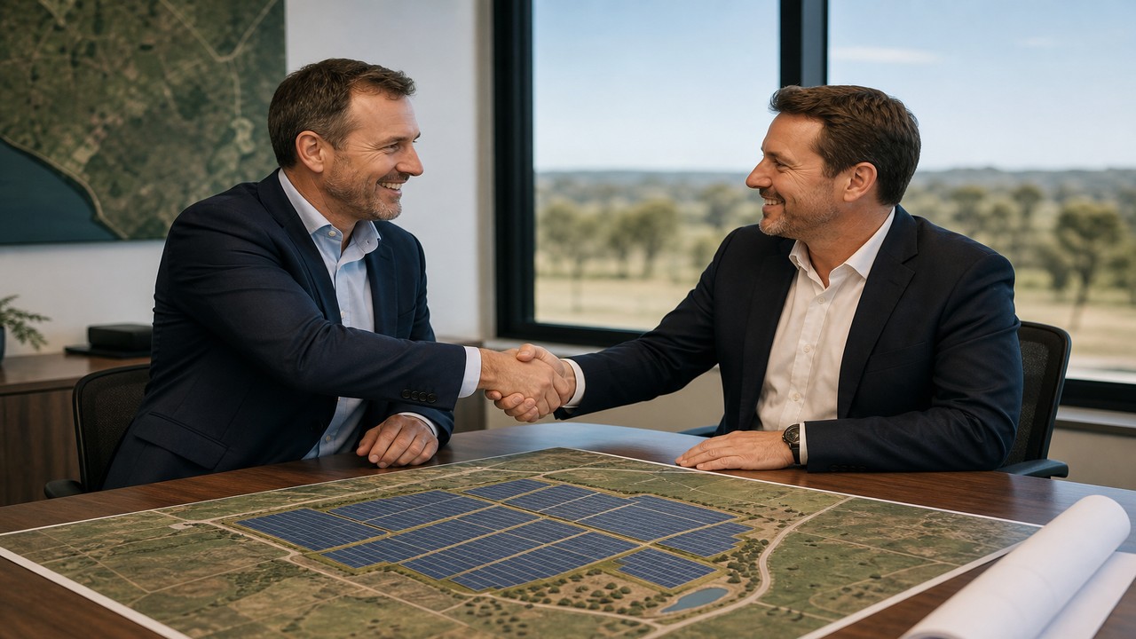 Solar investment and joint venture partnerships Victoria