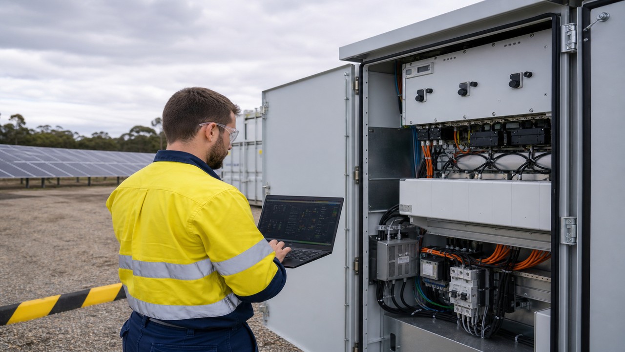 Solar farm operations and maintenance Victoria