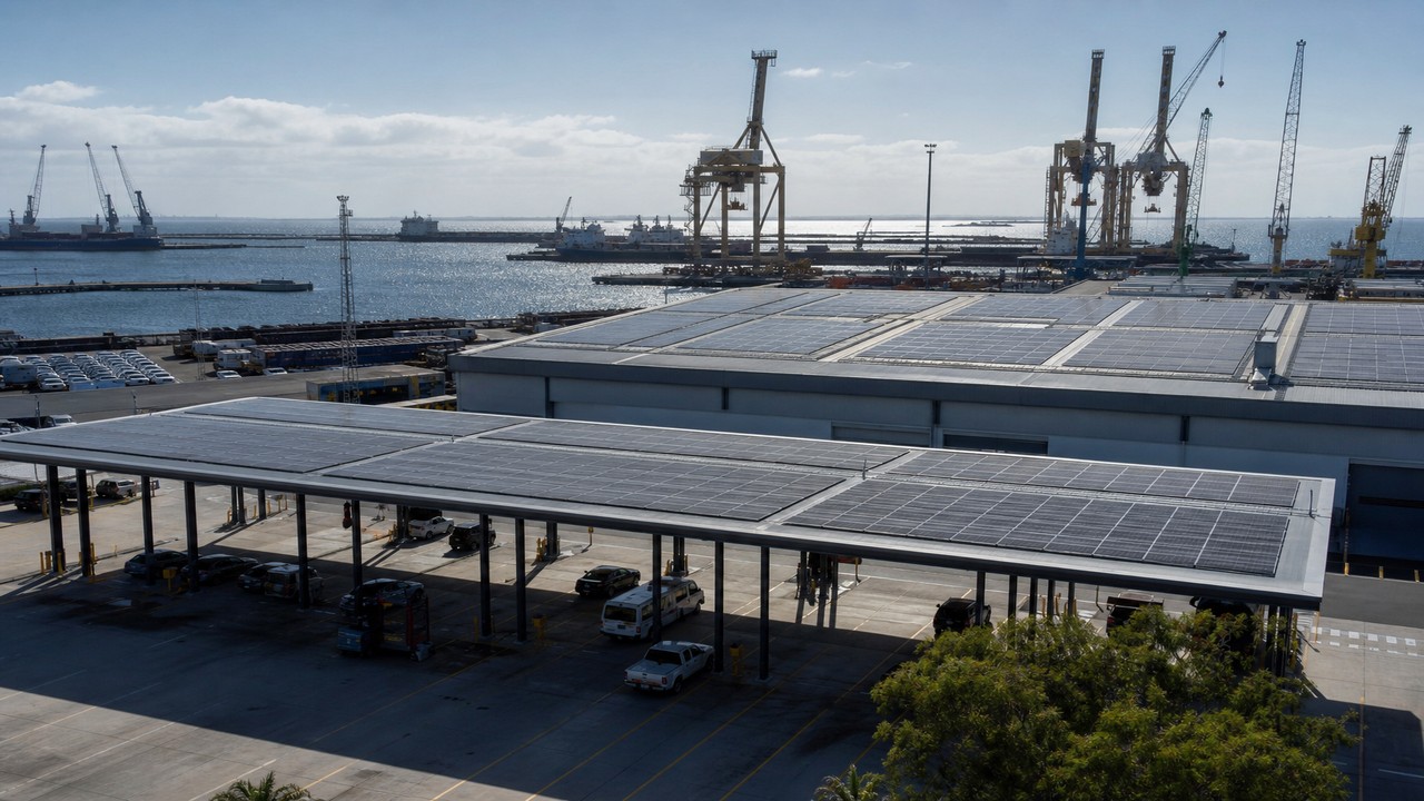 Geelong port solar