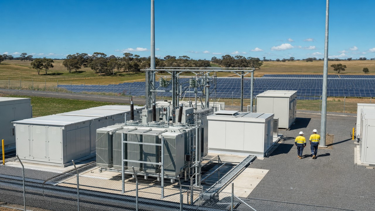 HV substation at Goulburn Sunridge