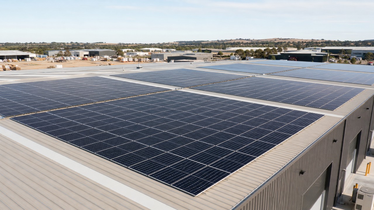Latrobe industrial rooftop solar